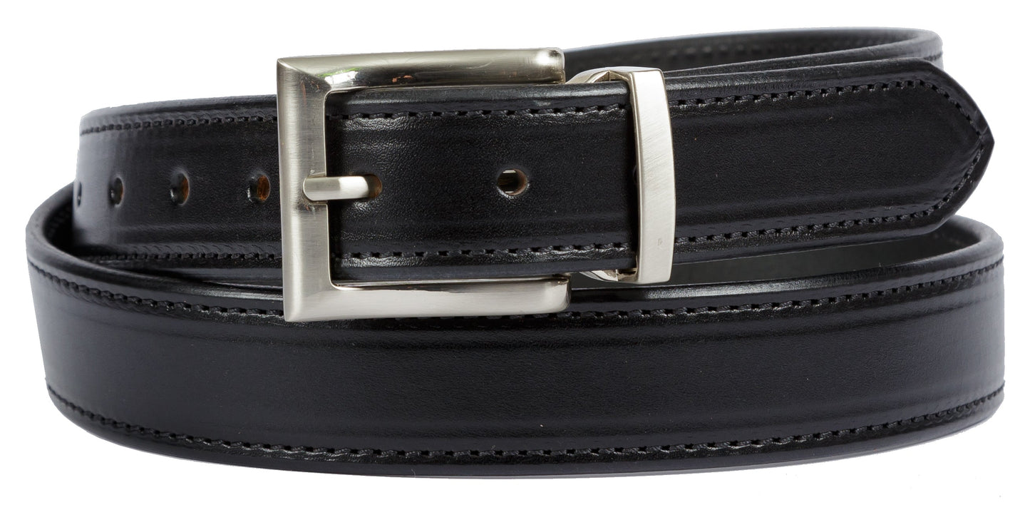 Leather BeltDRESS BELT - Stitched Bridle Leather in 4 Colors USA HANDMADEbeltbeltsSaving Shepherd