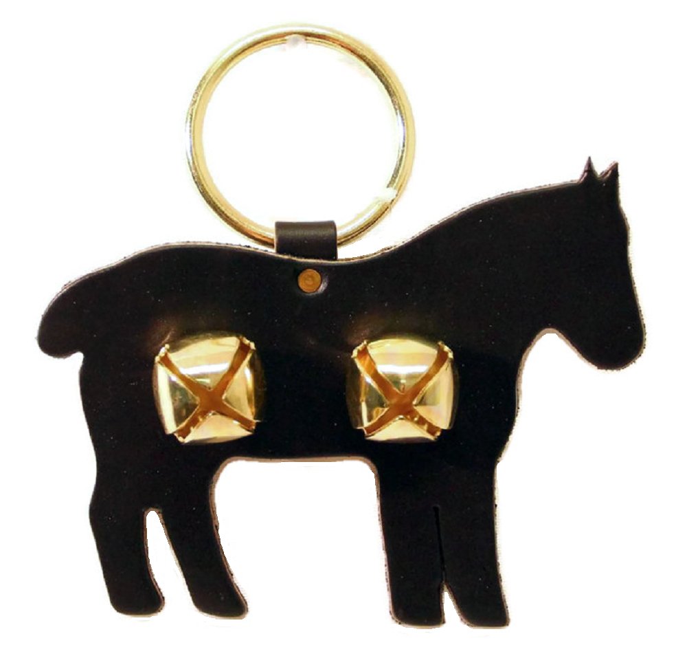 Door ChimeDOOR CHIME - LEATHER HORSE with SLEIGH BELLS in 4 Colors - Amish Handmade in USAbellschimesSaving Shepherd