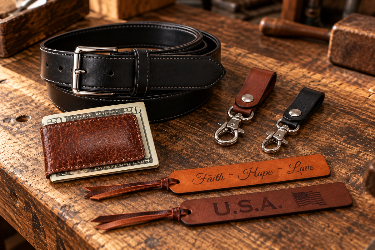 Handmade Leather Gifts Under $50