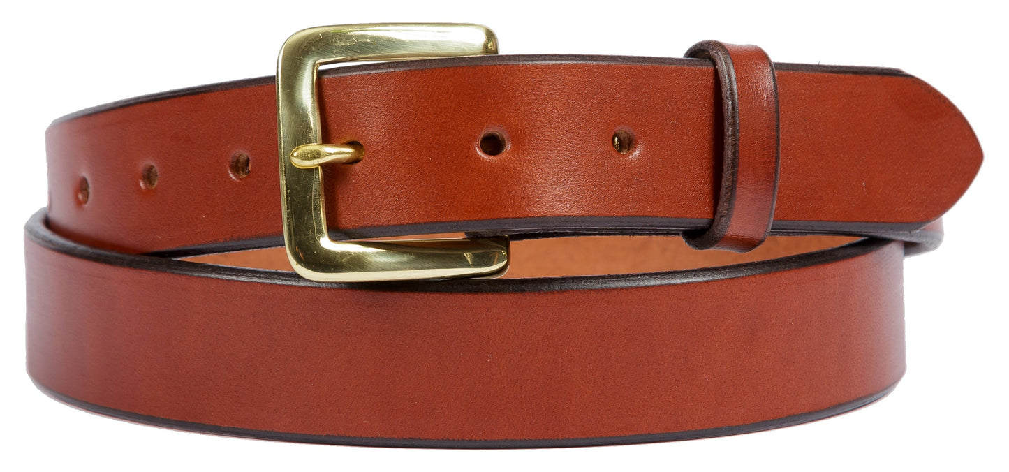 Leather BeltBRIDLE LEATHER BELT - 1¼" Amish Handmade for Dress or Work USAbeltdress beltSaving Shepherd