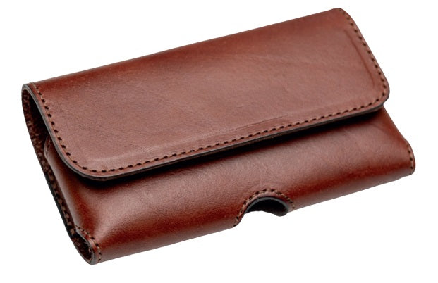 Mobile Phone CasesHORIZONTAL PHONE CASE - Stitched Leather in 3 Sizes & 4 Colorscell phone caseleatherSaving Shepherd