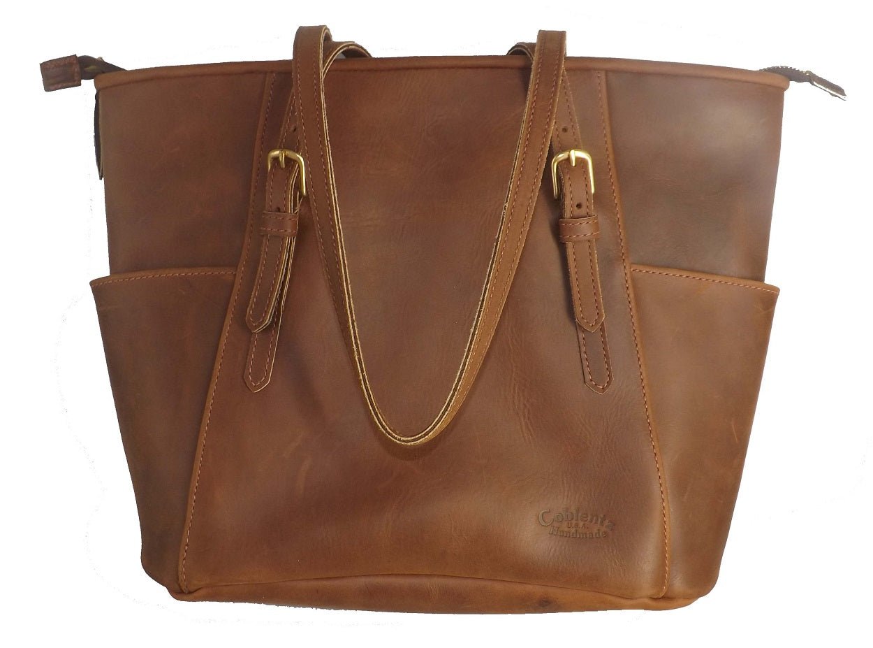 PurseLARGE "COLUMBIAN" LEATHER SHOULDER TOTE BAG & PURSE Amish Handmade in USAAmishbagSaving Shepherd