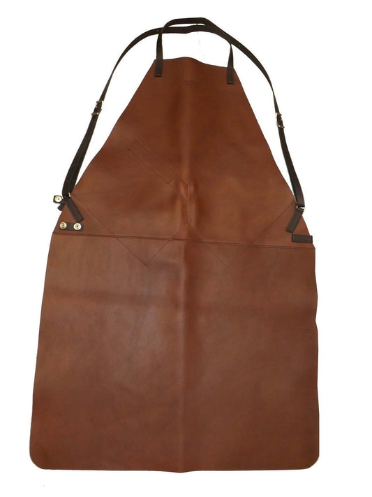 Leather ApronHEAVY DUTY LEATHER APRON ~ Adjustable w/ 2 Interior & 2 Pen PocketsAmishapronSaving Shepherd