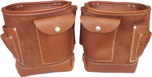 Leather Tool PouchIRONWORKER POUCH - Amish Handmade Left & Right Work Bolt BagsbeltbeltsSaving Shepherd