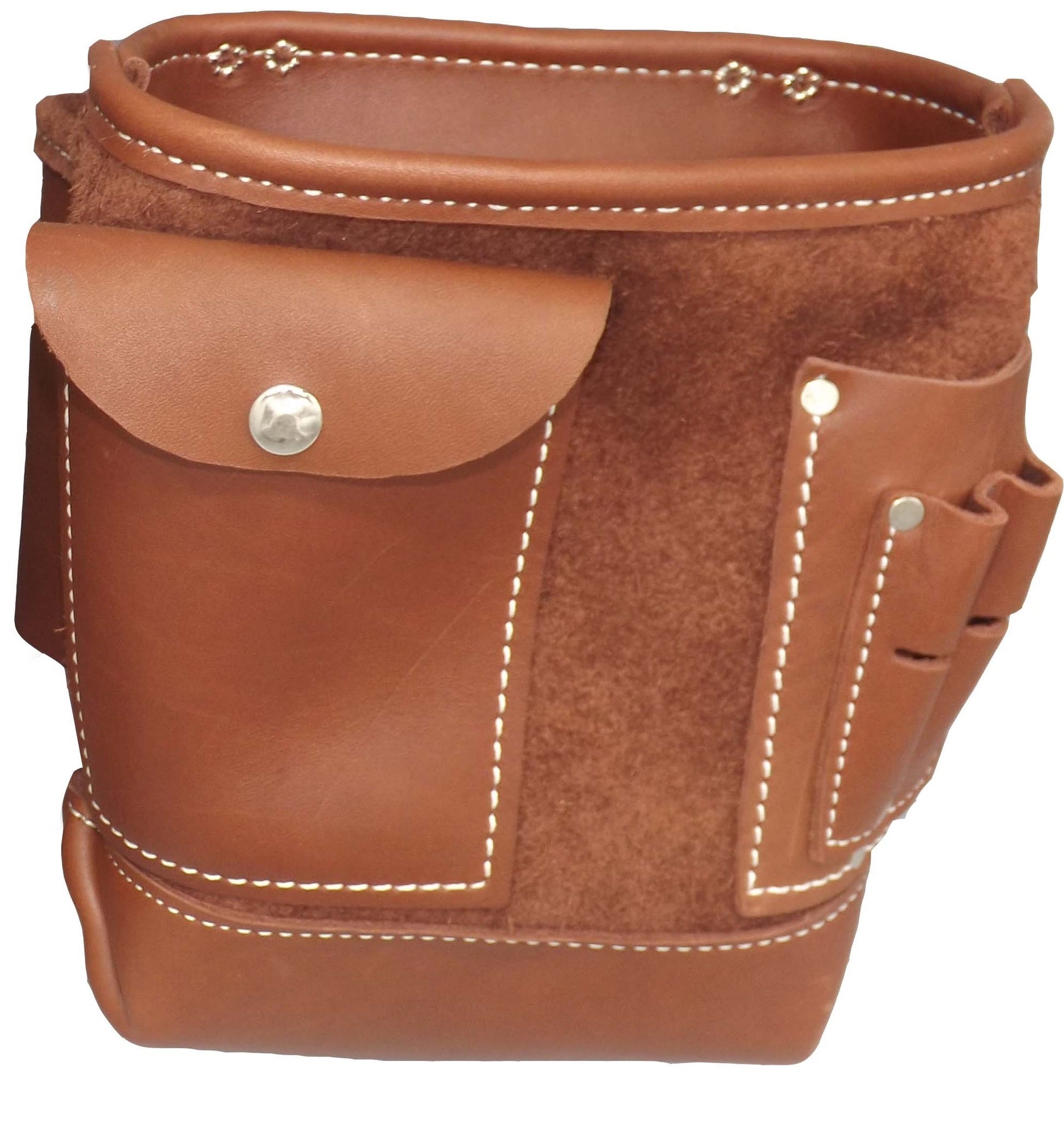 Leather Tool PouchIRONWORKER POUCH - Amish Handmade Left & Right Work Bolt BagsbeltbeltsSaving Shepherd