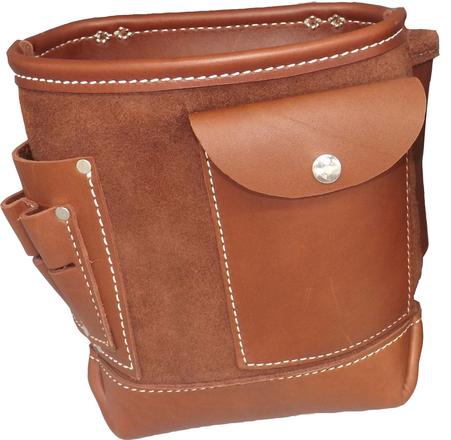 Leather Tool PouchIRONWORKER POUCH - Amish Handmade Left & Right Work Bolt BagsbeltbeltsSaving Shepherd