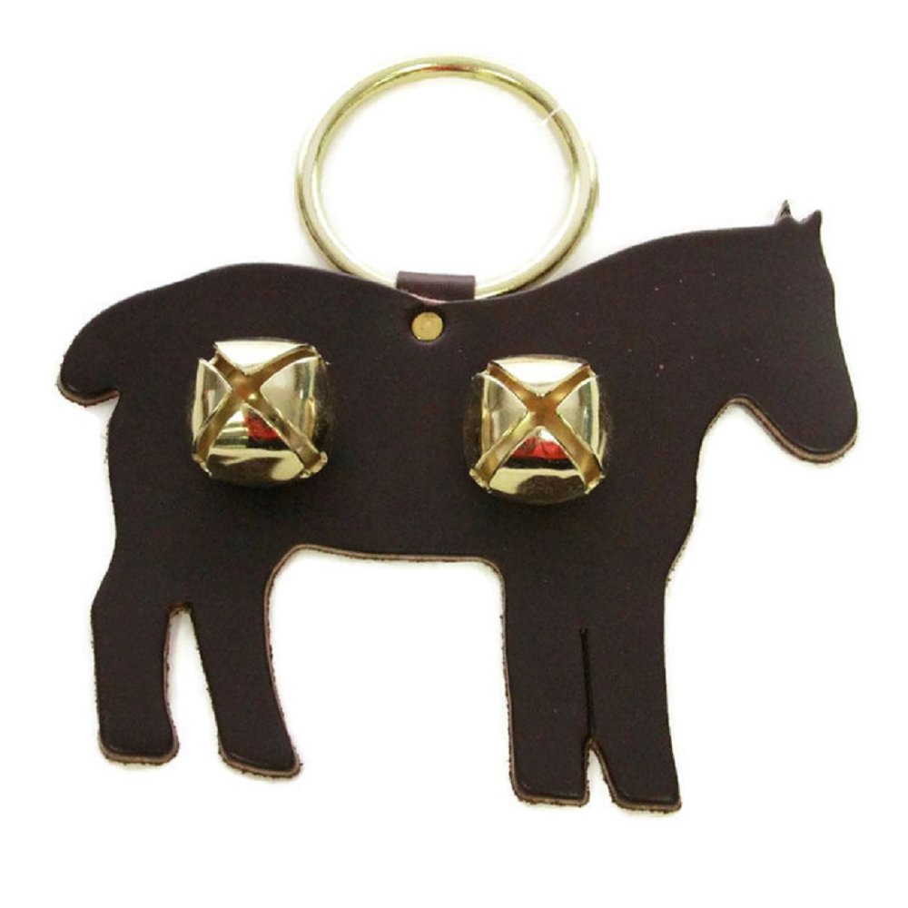 Door ChimeDOOR CHIME - LEATHER HORSE with SLEIGH BELLS in 4 Colors - Amish Handmade in USAbellschimesSaving Shepherd