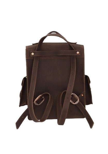 Leather BackpackHIGHLAND BACKPACK - Adjustable for Backpack or Cross Shoulder BagAmishbagSaving Shepherd