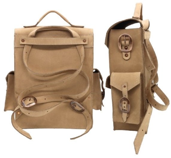 Leather BackpackLARGE HIGHLAND BACKPACK - Adjustable for Backpack or Cross Shoulder BagAmishbagSaving Shepherd