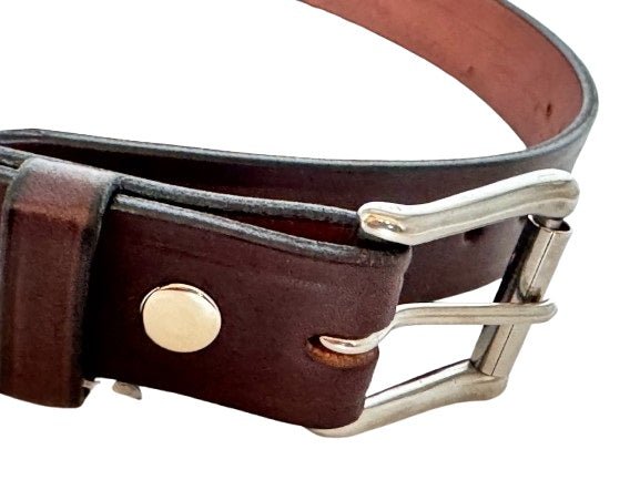 Leather BeltHEAVY DUTY WORK BELT - Black or Brown 1½" Wide with Roller BucklebeltbeltsSaving Shepherd